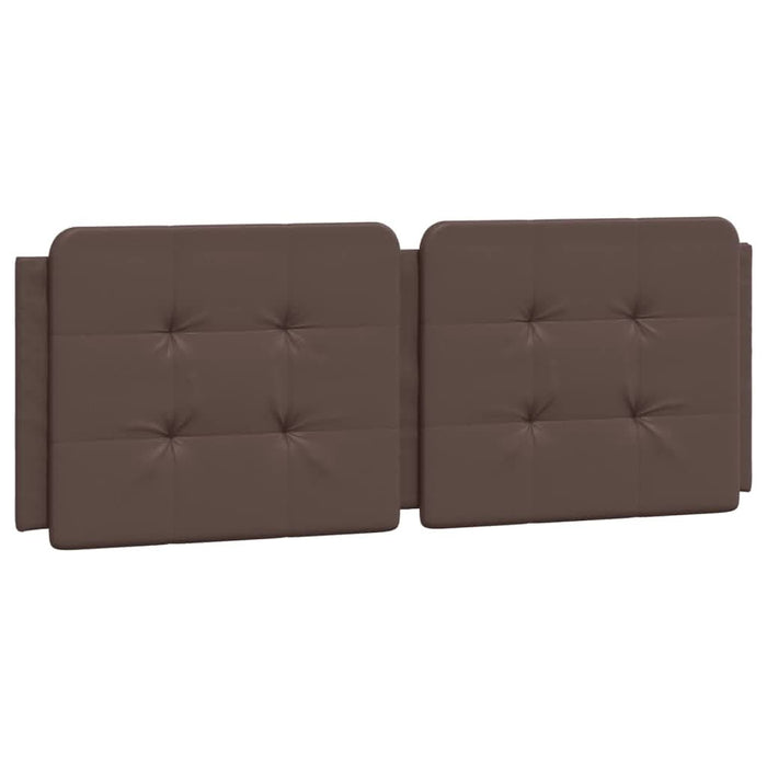 Cadru de pat cu lumini LED, maro, 120x200 cm, piele ecologică - WALTI WALTI