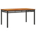 Set mobilier de grădină cu perne, 5 piese, negru, poliratan - WALTI WALTI