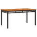 Set mobilier de grădină cu perne, 3 piese, negru, poliratan - WALTI WALTI