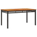 Set mobilier de grădină cu perne, 4 piese, negru, poliratan - WALTI WALTI
