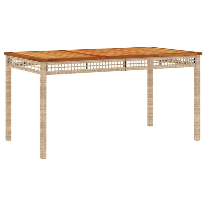 Set mobilier de grădină cu perne, 5 piese, bej, poliratan - WALTI WALTI