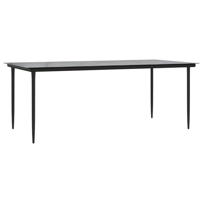 Set mobilier de grădină cu perne, 7 piese, gri, poliratan - WALTI WALTI