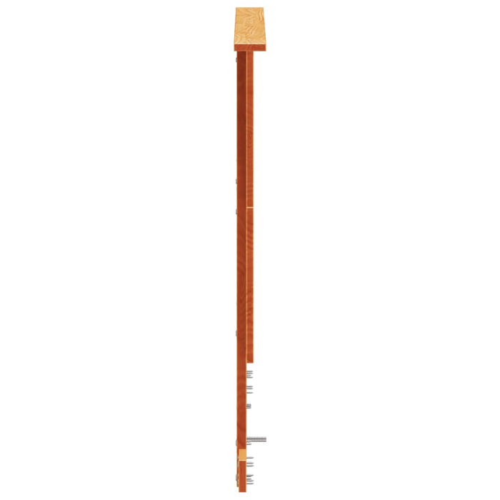 Tăblie de pat, maro ceruit, 120 cm, lemn masiv de pin - WALTI WALTI