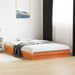 Cadru de pat cu LED, maro ceruit, 120x200 cm, lemn masiv de pin - WALTI WALTI