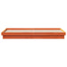 Cadru de pat cu LED, maro ceruit, 200x200 cm, lemn masiv de pin - WALTI WALTI