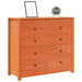 Dulap lateral, maro ceruit, 100x40x90 cm, lemn masiv de pin - WALTI WALTI