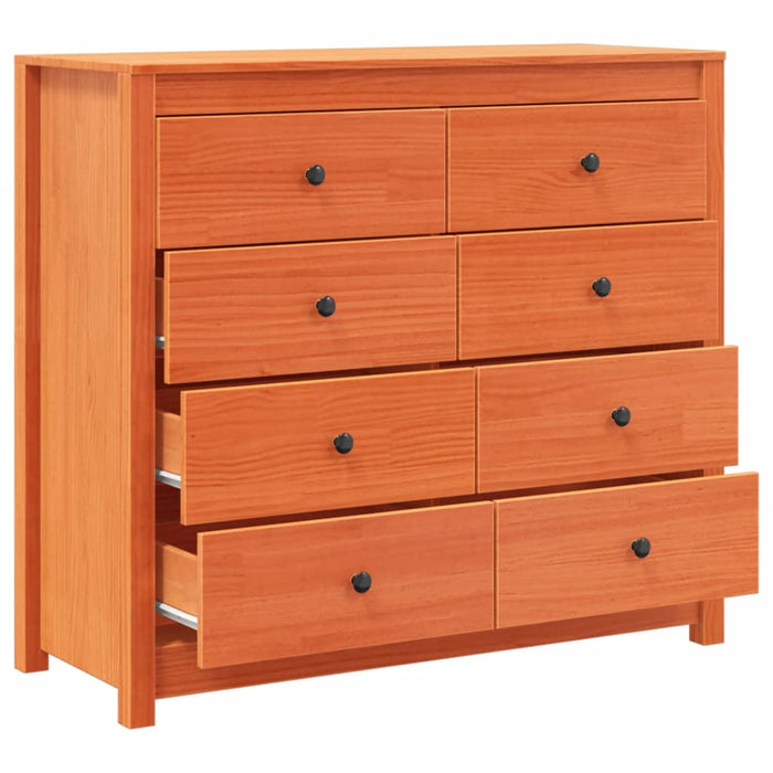 Dulap lateral, maro ceruit, 100x40x90 cm, lemn masiv de pin - WALTI WALTI
