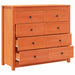 Dulap lateral, maro ceruit, 100x40x90 cm, lemn masiv de pin - WALTI WALTI