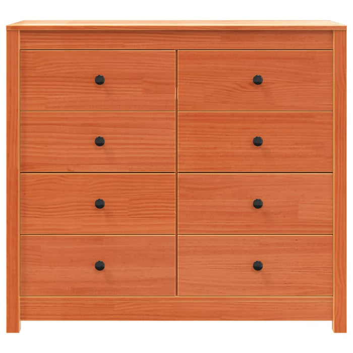 Dulap lateral, maro ceruit, 100x40x90 cm, lemn masiv de pin - WALTI WALTI
