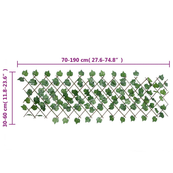 Spalier frunze struguri false extensibil 5 buc verde 190x60 cm - WALTI WALTI