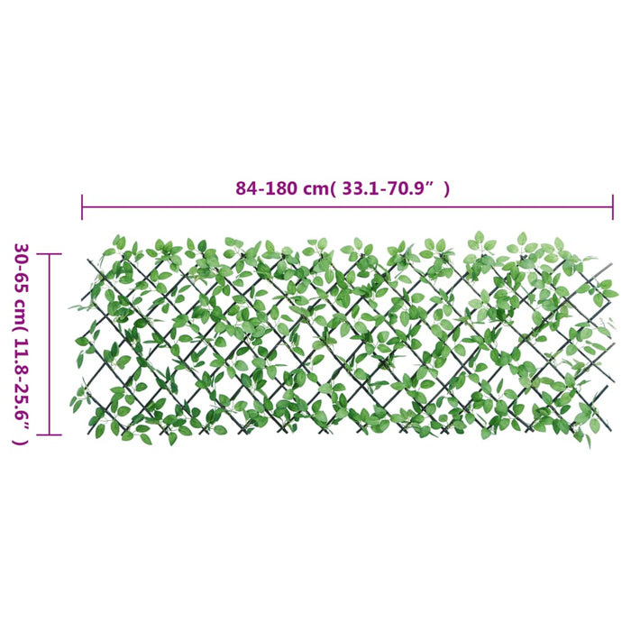 vidaXL Spalier cu iederă artificială, extensibil, verde, 180x65 cm - WALTI WALTI