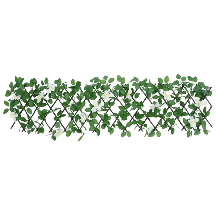 Spalier cu iederă artificială, extensibil, verde, 180x30 cm - WALTI WALTI