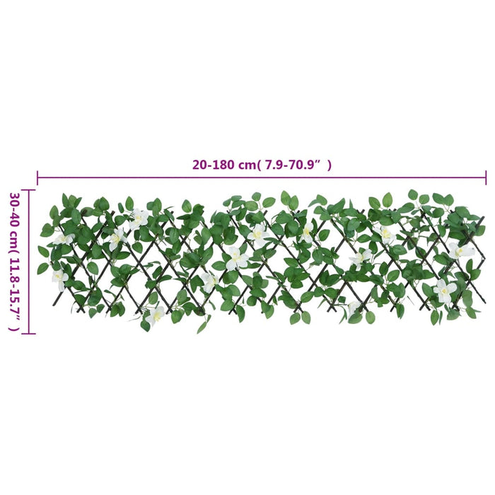 Spalier cu iederă artificială extensibil 5 buc. verde 180x30 cm - WALTI WALTI