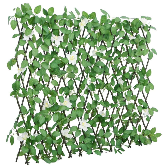 Spalier cu iederă artificială, extensibil, verde, 186x30 cm - WALTI WALTI