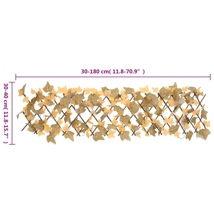 Spalier frunze arțar false extensibil 5 buc. oranj 180x30 cm - WALTI WALTI