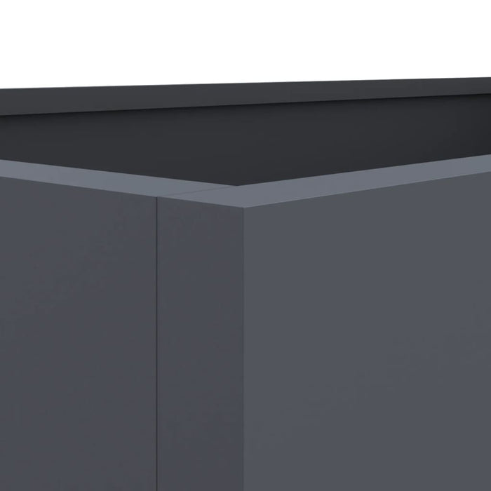 Jardinieră, antracit, 62x30x29 cm, oțel laminat la rece - WALTI WALTI