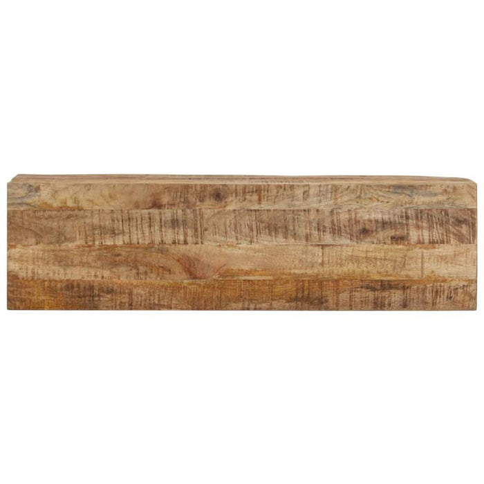 Masă consolă, 110x30x75 cm, lemn masiv de mango brut și fier - WALTI WALTI
