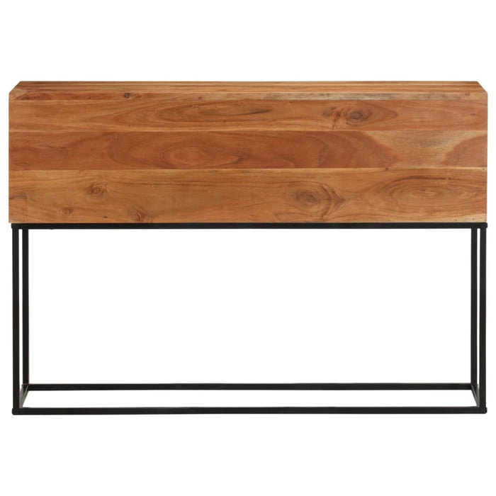Masă consolă, 110x30x75 cm, lemn masiv de acacia și fier - WALTI WALTI