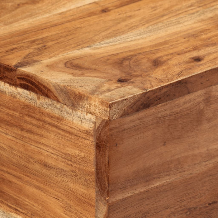 Masă consolă, 110x30x75 cm, lemn masiv de acacia și fier - WALTI WALTI
