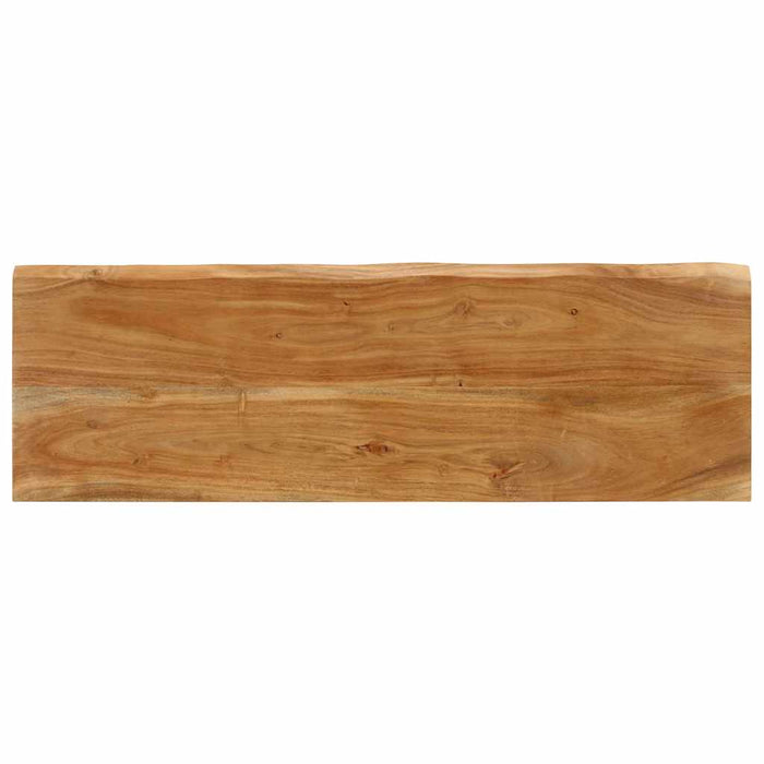 Bancă cu margini naturale 105 cm, lemn masiv de acacia - WALTI WALTI