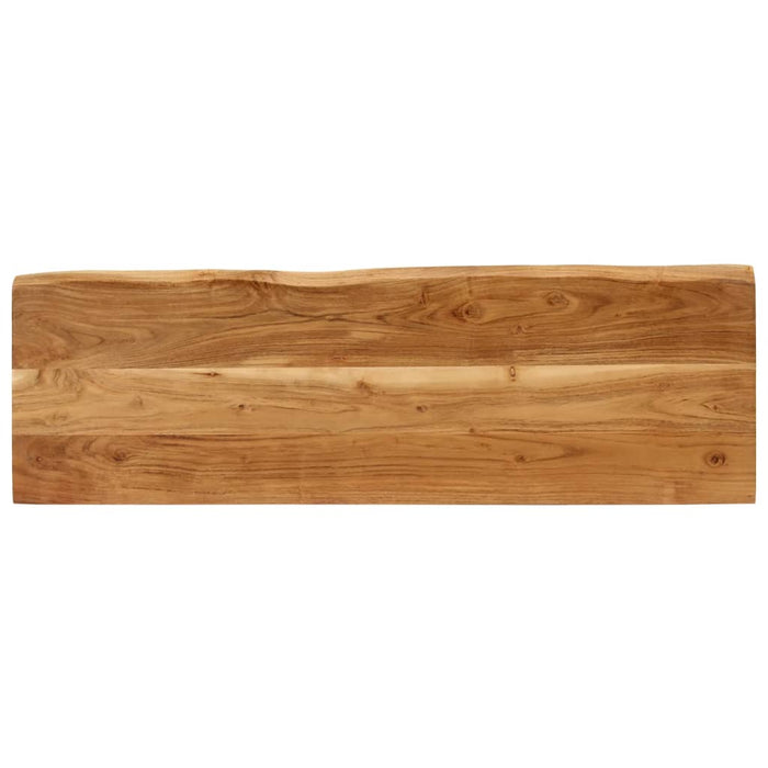 Bancă cu margini naturale 105 cm, lemn masiv de acacia - WALTI WALTI