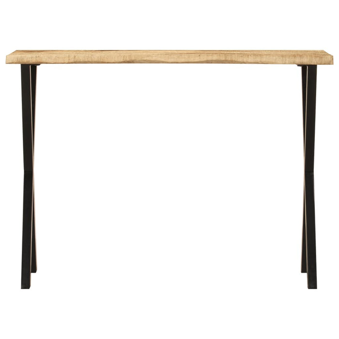 Masă consolă, margini naturale, 105x33x76 cm, lemn masiv mango - WALTI WALTI