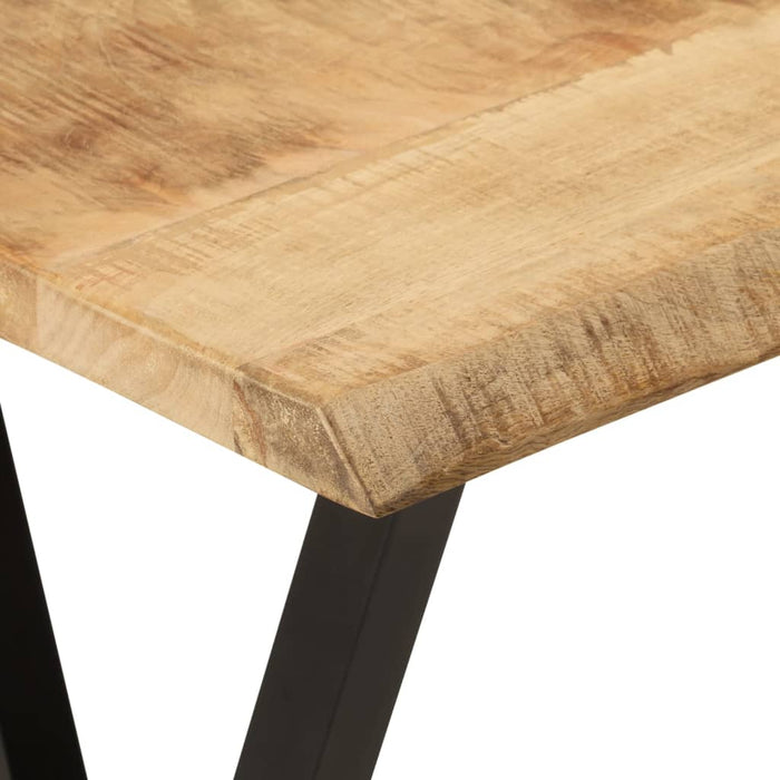 Masă consolă, margini naturale, 105x33x76 cm, lemn masiv mango - WALTI WALTI