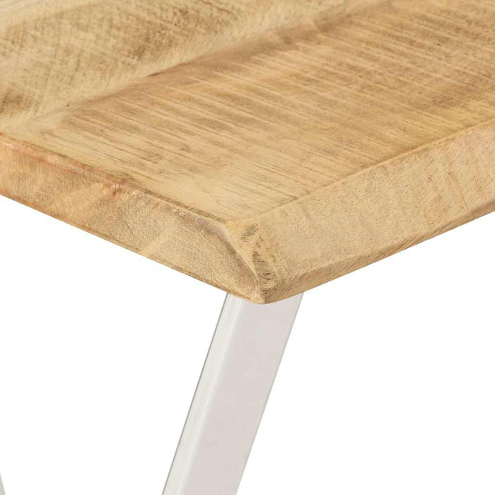 Masă consolă, margini naturale, 105x33x76 cm, lemn masiv mango - WALTI WALTI