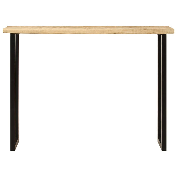 Masă consolă, margini naturale, 105x33x76 cm, lemn masiv mango - WALTI WALTI