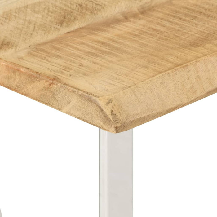 Masă consolă, margini naturale, 105x33x76 cm, lemn masiv mango - WALTI WALTI