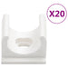 Șine de cabluri cu cleme, Ø16 mm, 10 m, PVC - WALTI WALTI