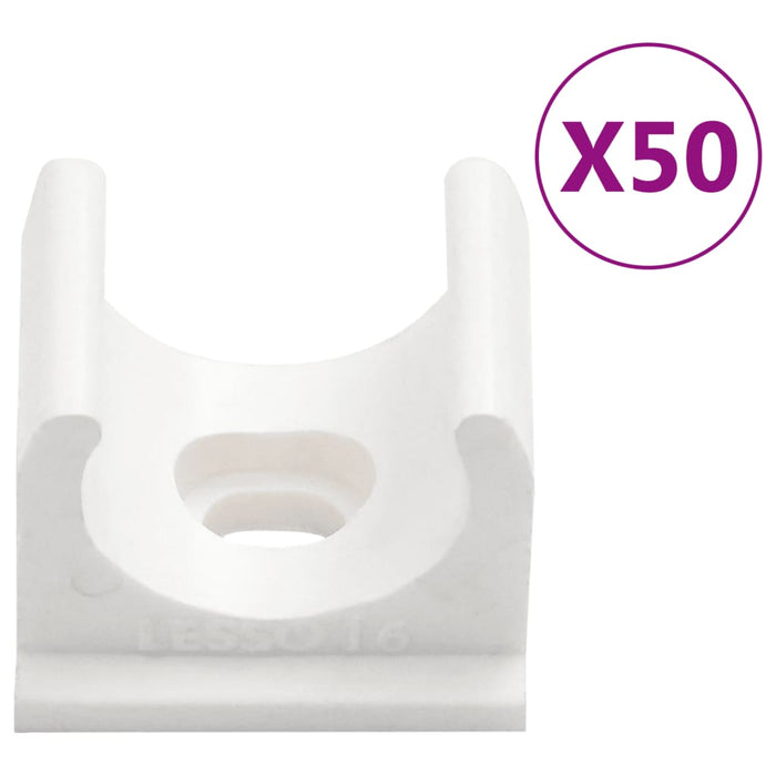 Șine de cabluri cu cleme, Ø16 mm, 30 m, PVC - WALTI WALTI
