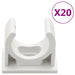 Șine de cabluri cu cleme, Ø20 mm, 10 m, PVC - WALTI WALTI