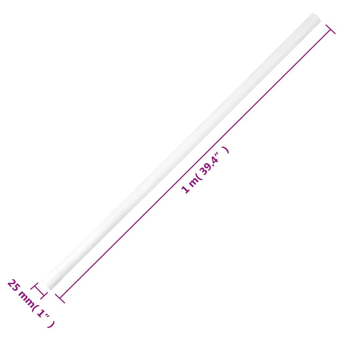 Șine de cabluri, Ø25 mm, 10 m, PVC - WALTI WALTI