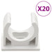 Șine de cabluri cu cleme, Ø25 mm, 10 m, PVC - WALTI WALTI