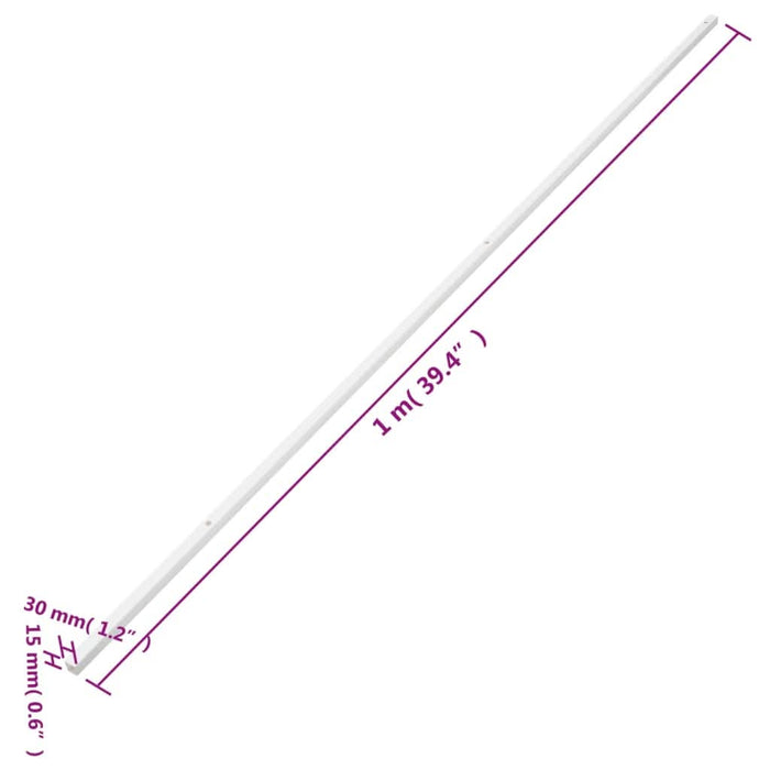 Șine de cabluri, 30x15 mm, 10 m, PVC - WALTI WALTI