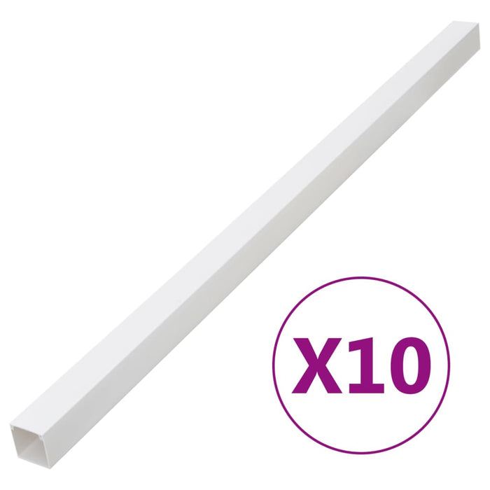 Șine de cabluri, 100x60 mm, 10 m, PVC - WALTI WALTI