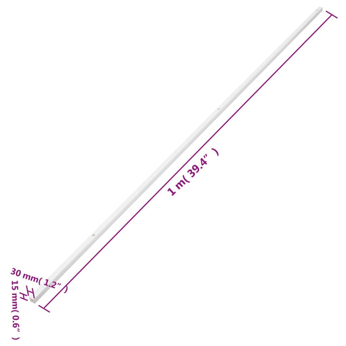 Șine de cabluri, 30x15 mm, 30 m, PVC - WALTI WALTI