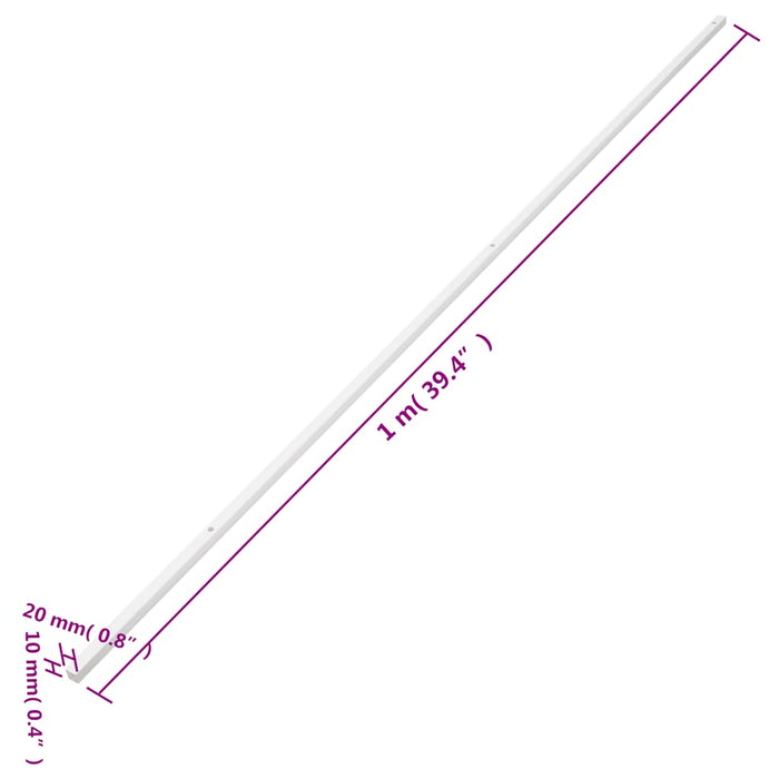 Șine de cabluri, 20x10 mm, 30 m, PVC - WALTI WALTI