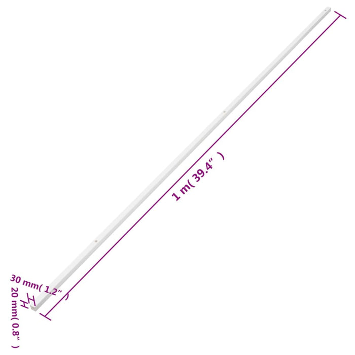 Șine de cabluri, 30x20 mm, 30 m, PVC - WALTI WALTI