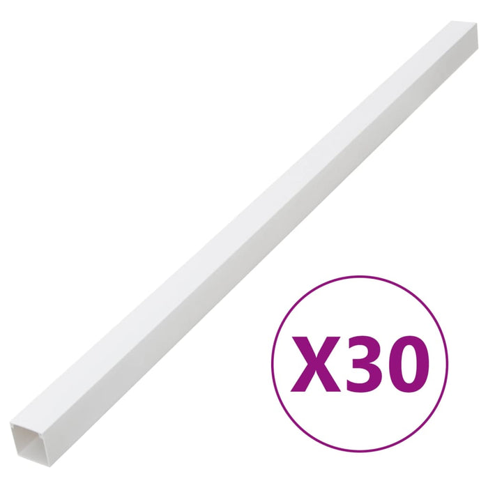 Șine de cabluri, 100x40 mm, 30 m, PVC WALTI