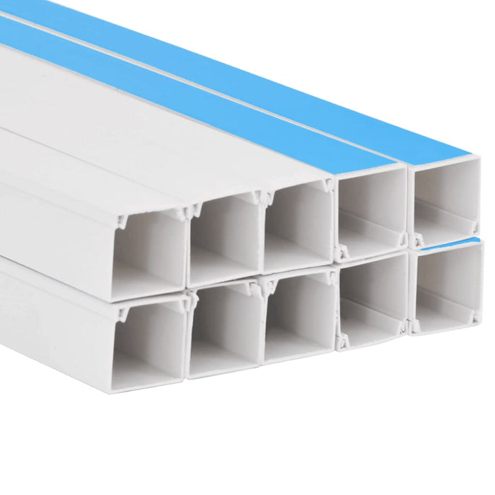 Șine de cabluri autoadezive, 15x10 mm, 10 m, PVC - WALTI WALTI