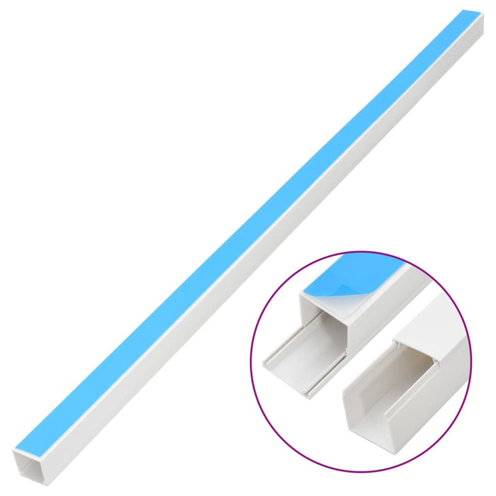 Șine de cabluri autoadezive, 30x15 mm, 10 m, PVC - WALTI WALTI