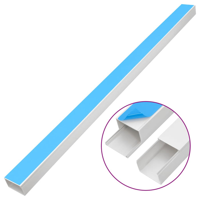 Șine de cabluri autoadezive, 100x40 mm, 30 m, PVC WALTI