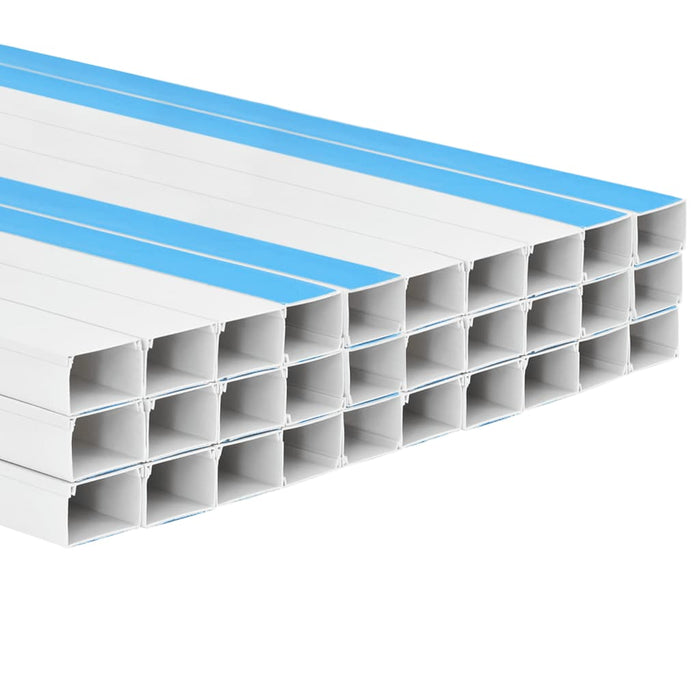 Șine de cabluri autoadezive, 100x40 mm, 30 m, PVC WALTI
