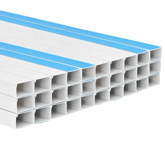 Șine de cabluri autoadezive, 60x60 mm, 30 m, PVC - WALTI WALTI