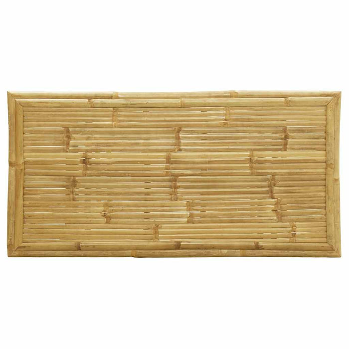 Set de bistro pliabil, 5 piese, cu perne gri închis, bambus - WALTI WALTI