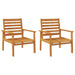 Set mobilier de grădină, 4 piese, lemn masiv de acacia - WALTI WALTI