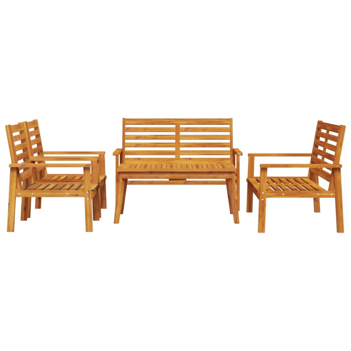 Set lounge de gradină 5 piese din lemn masiv de salcâm - WALTI WALTI