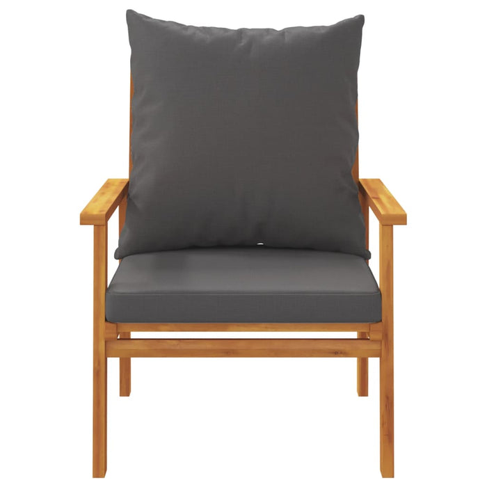 Set mobilier de grădină cu perne, 5 buc., lemn masiv acacia - WALTI WALTI